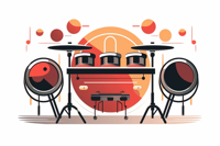 percussion music instruments